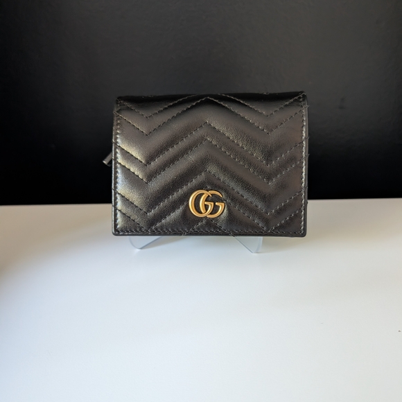 Authentic Gucci Marmont Leather Wallet - Picture 1 of 10